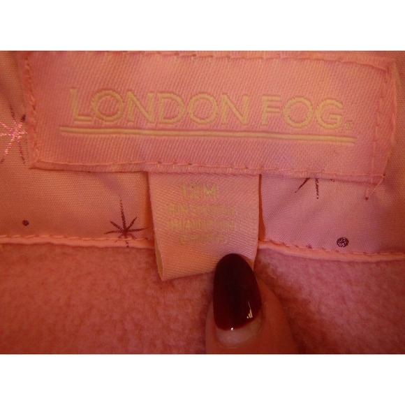 London Fog Girls Toddler puffer jacket with detachable hood size 12 months - Picture 6 of 7